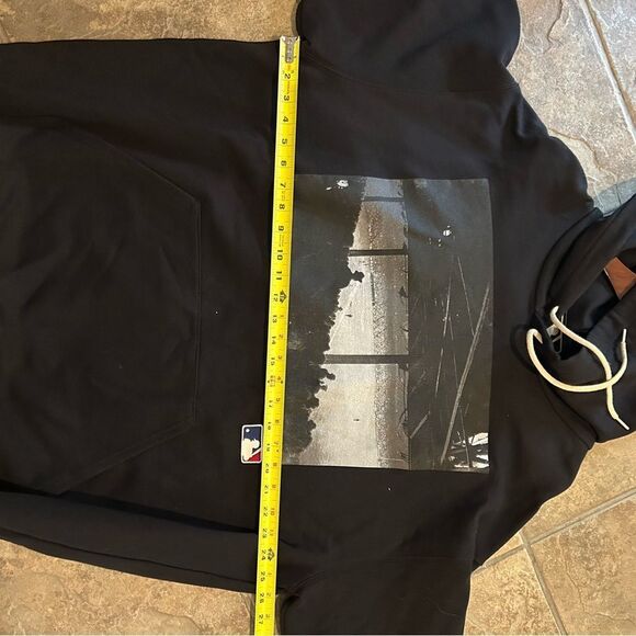 Men's X MLB hooded, cotton sweatshirt size XXL made in Italy, NWT - Picture 10 of 12